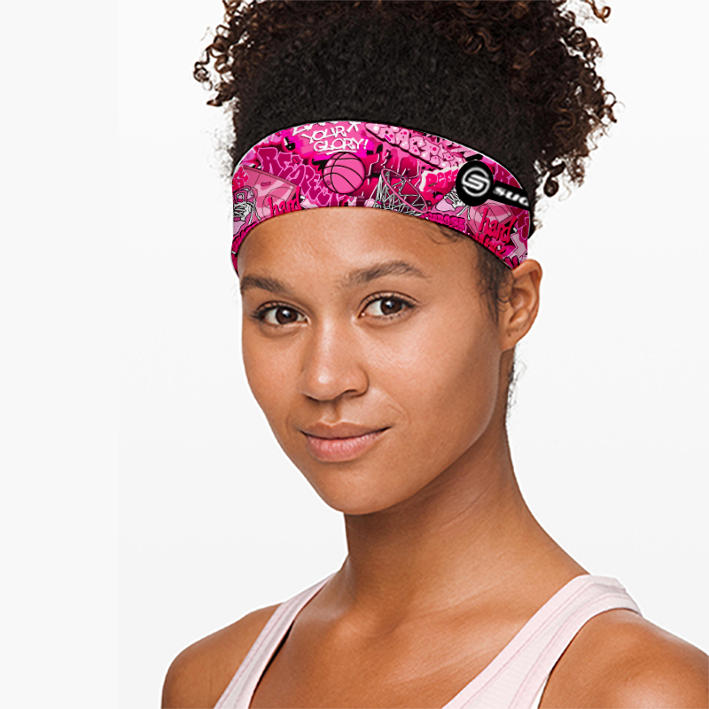 Pinky Pink Reversable Headband  - 2.25"