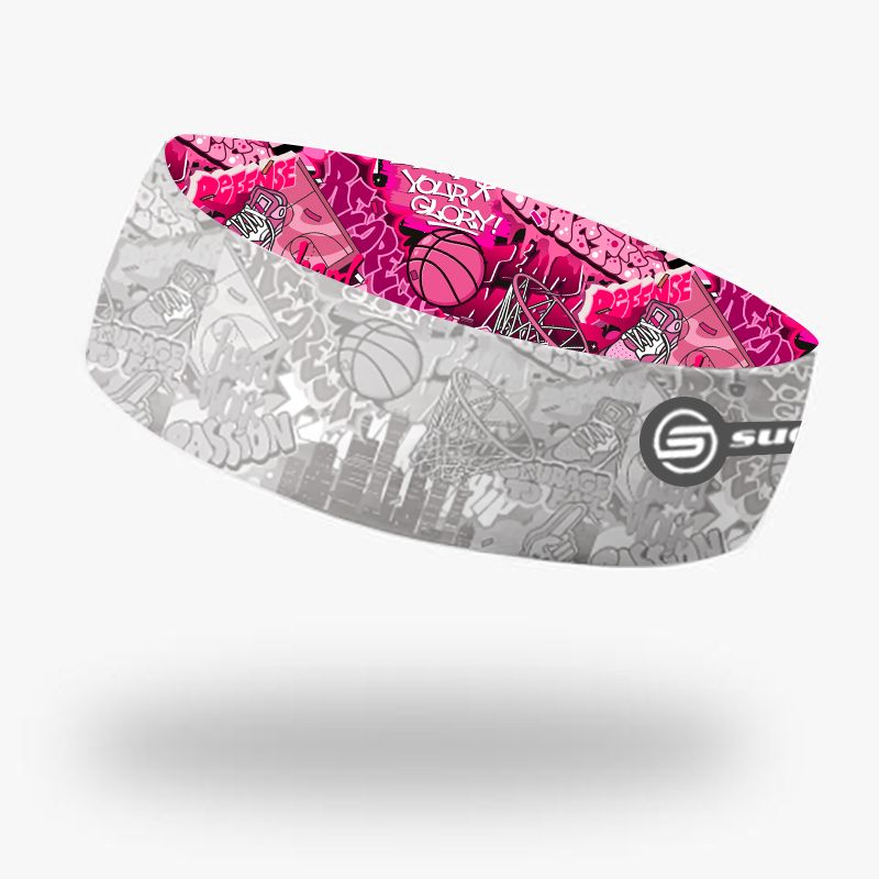 Pinky Pink Reversable Headband  - 2.25"