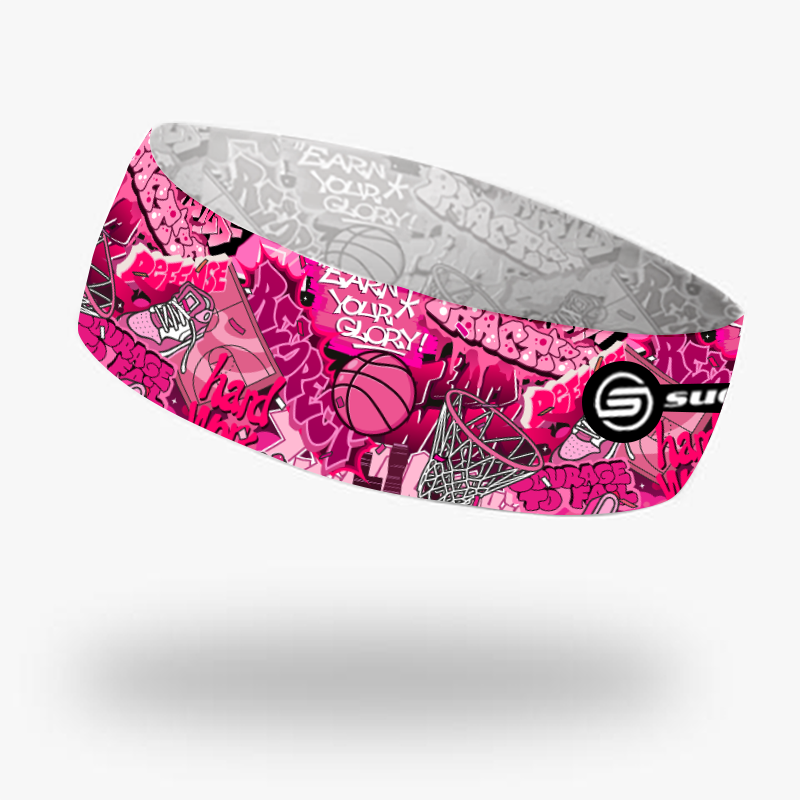 Pinky Pink Reversable Headband  - 2.25"