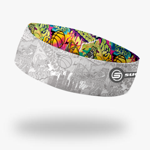 Tie Dye Reversible Headband - 2.25"