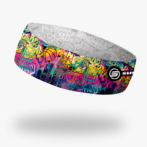 Tie Dye Reversible Headband - 2.25"