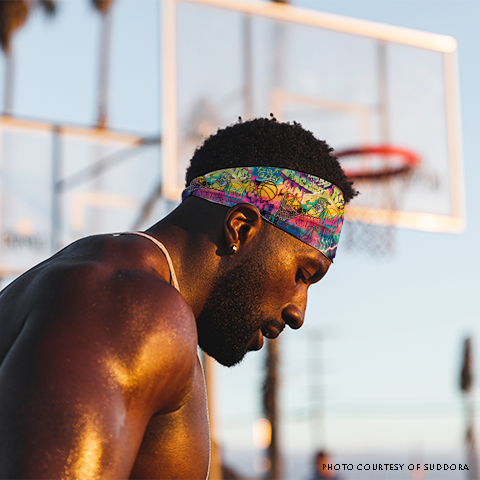 Graffiti Tie Dye Headband