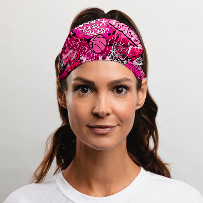 Pinky Pink Graffiti Headband