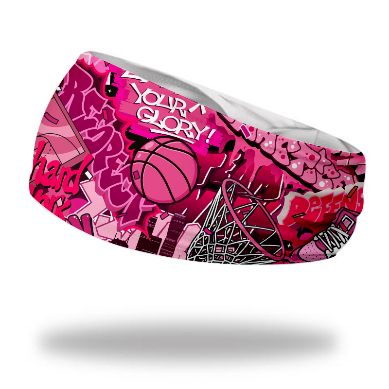 Pinky Pink Graffiti Headband