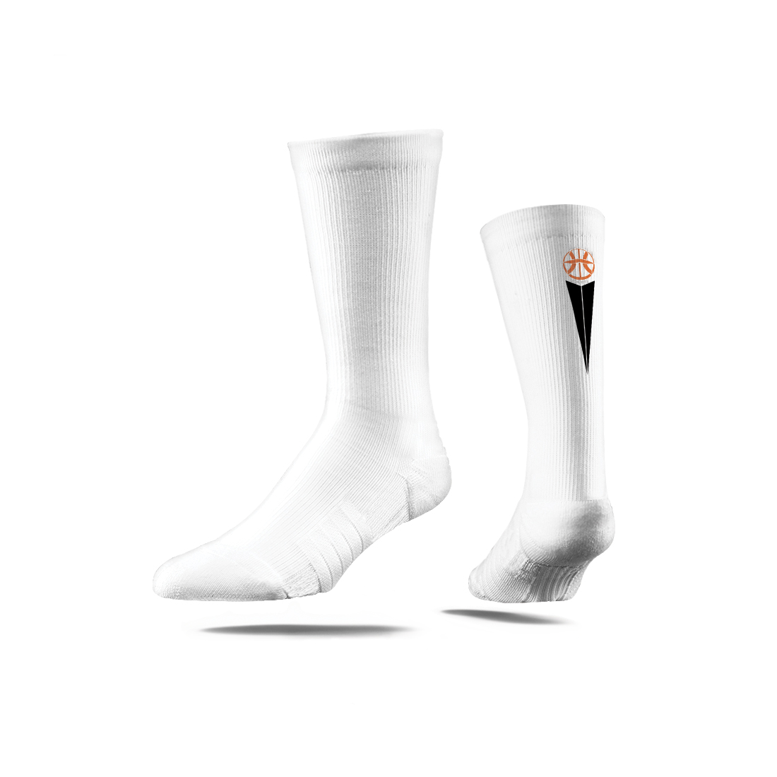 Hoop 'Til It Hurts! Classic Basketball Crew Socks