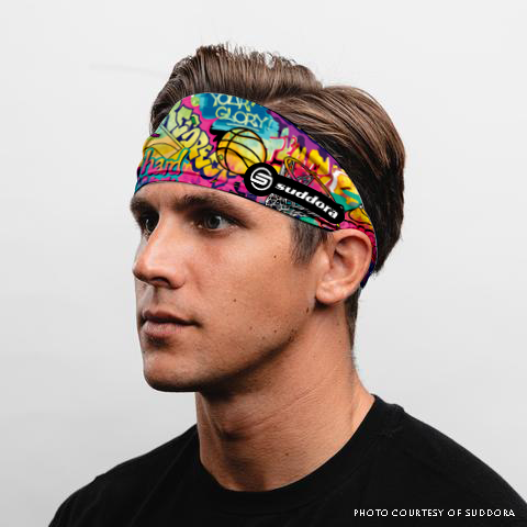 Graffiti Tie Dye Headband