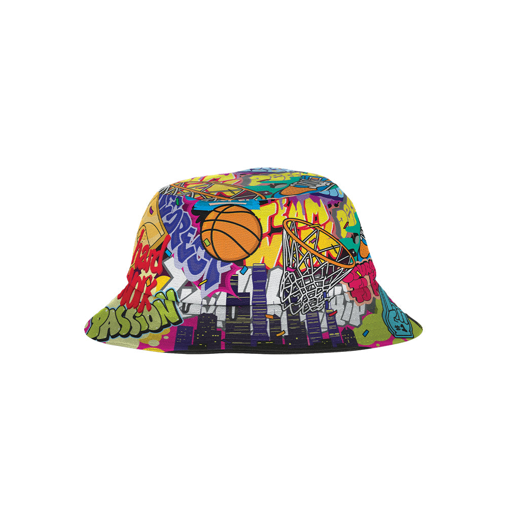 Basketball Graffiti Bucket Hat