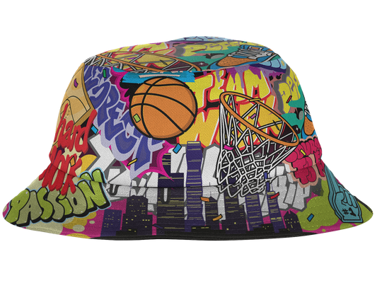 Basketball Graffiti Bucket Hat